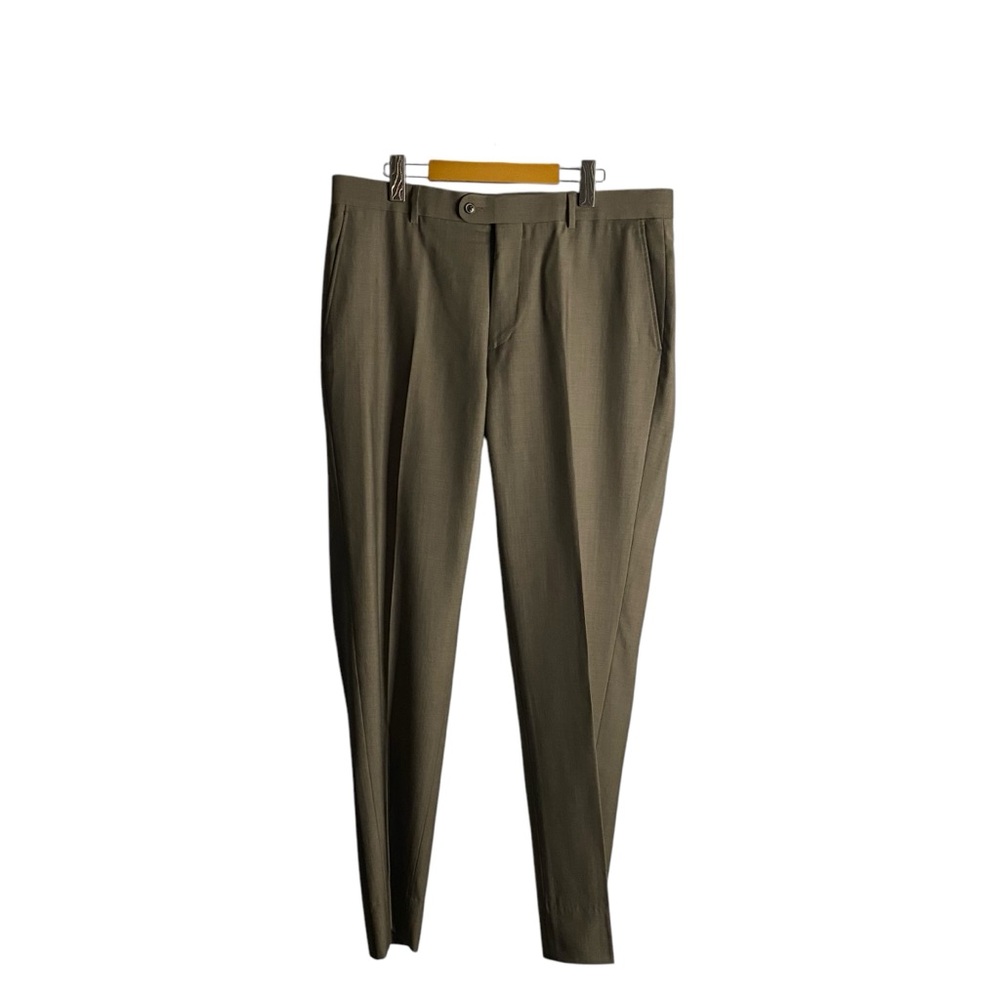 Joseph Abboud Heritage Men's Tan Straight Leg Dress Pant